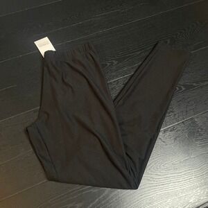 Celebrate Together Women Black Cozy Legging Pants Size S